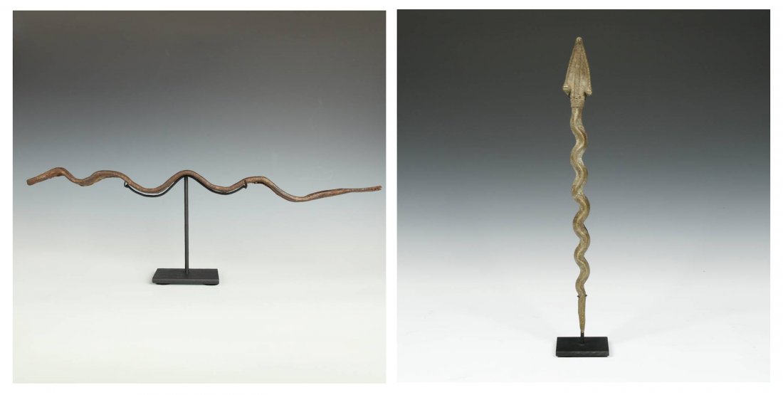 2 African Snake Form Currency Artifacts (1 of 10)