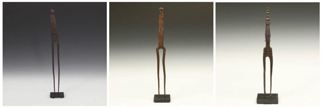 3 Antique Naga Anthropomorphic Hair Picks (1 of 10)