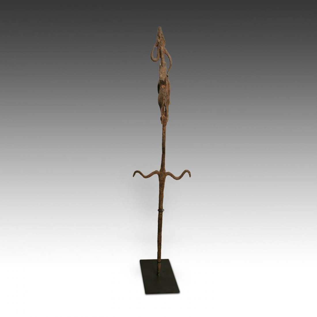 Dogon Staff With Equestrian Figure (1 of 4)