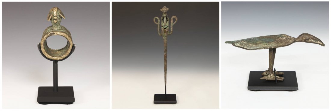 3 West African Metalware Artifacts (1 of 10)
