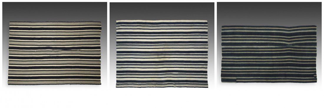 2 Mossi Indigo Wraps, 20th C. (1 of 10)