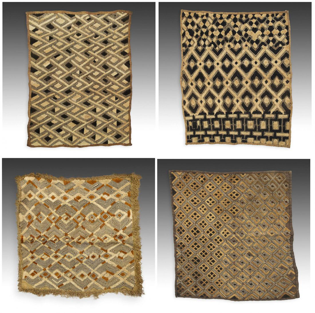 4 Kuba Shoowa Cloth Prestige Panels (1 of 9)