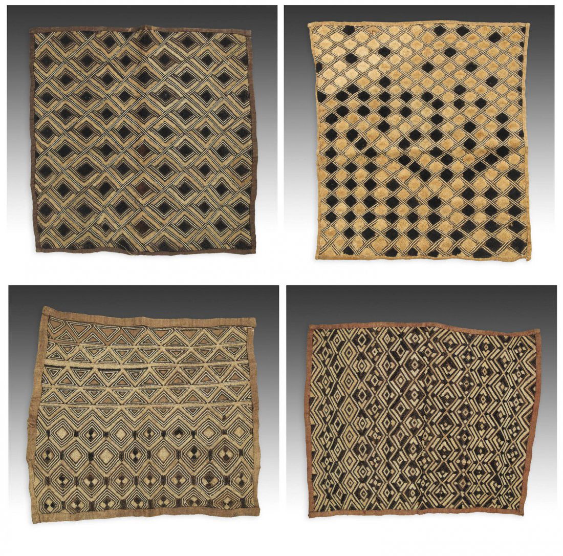 4 Kuba Shoowa Cloth Prestige Panels (1 of 9)