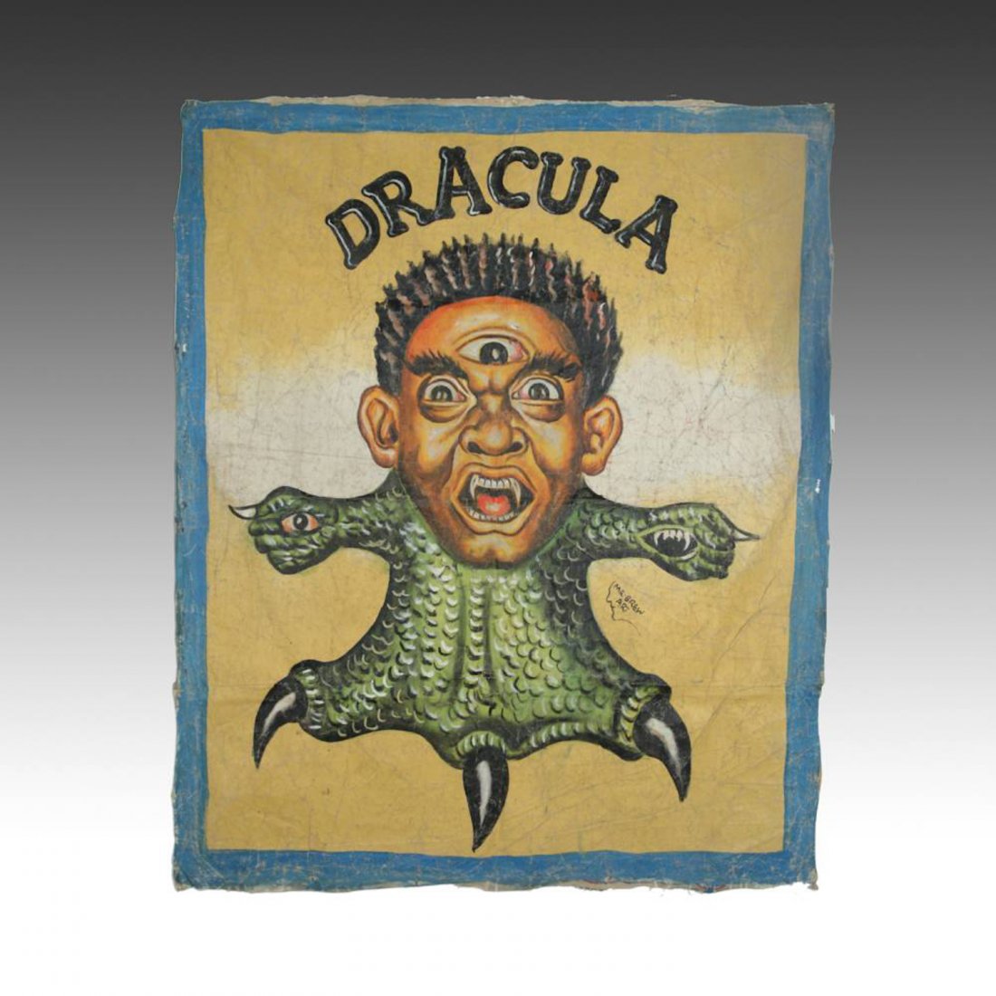 Vintage Ghanaian Movie Poster, "Dracula" (1 of 6)