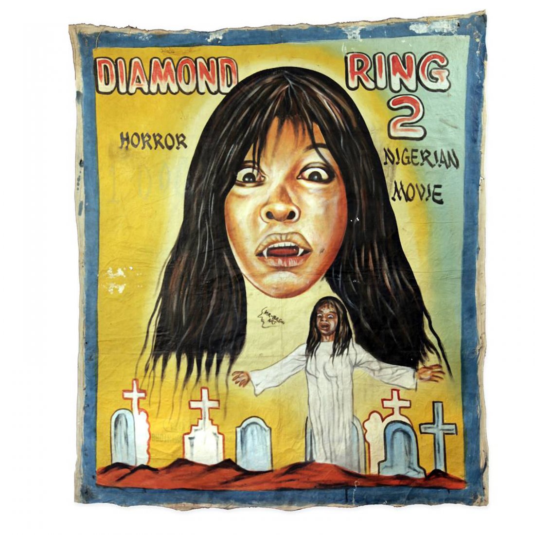 Vintage Ghanaian Movie Poster, "Diamond Ring 2" (1 of 4)