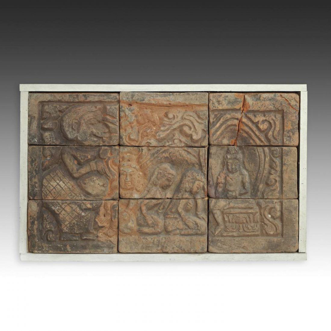 Majapahit Relief Panel Of Buddha, Ca. 1300-1500 (1 of 6)