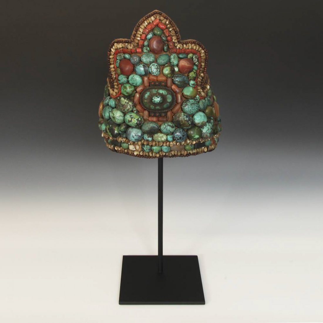Jeweled Ceremonial Crown, Ladakh, India (1 of 10)