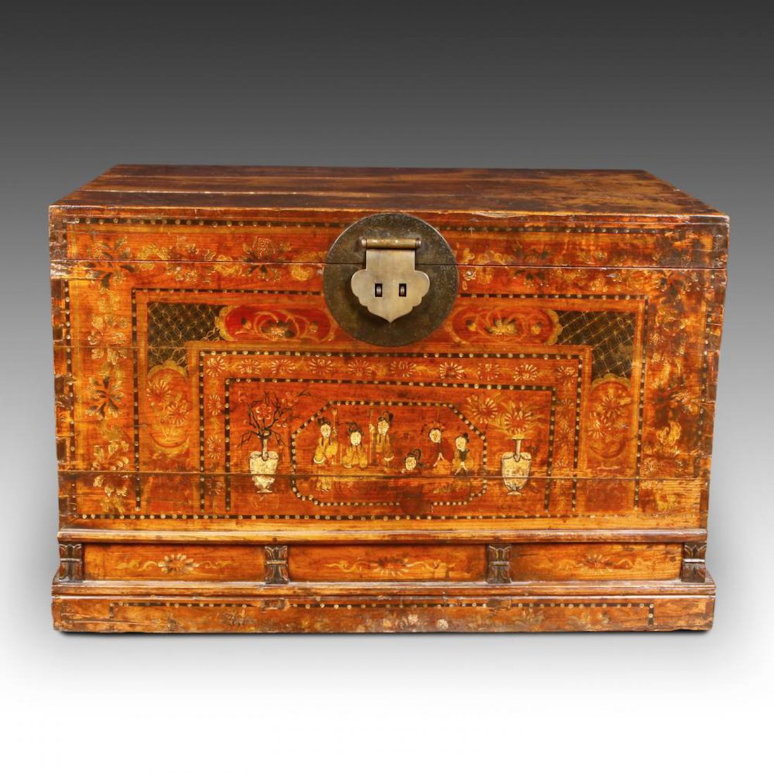 Antique Mongolian Storage Chest (1 of 10)