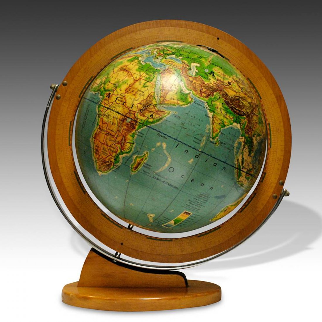 1966 Denoyer-Geppert Terrestrial Globe (1 of 5)