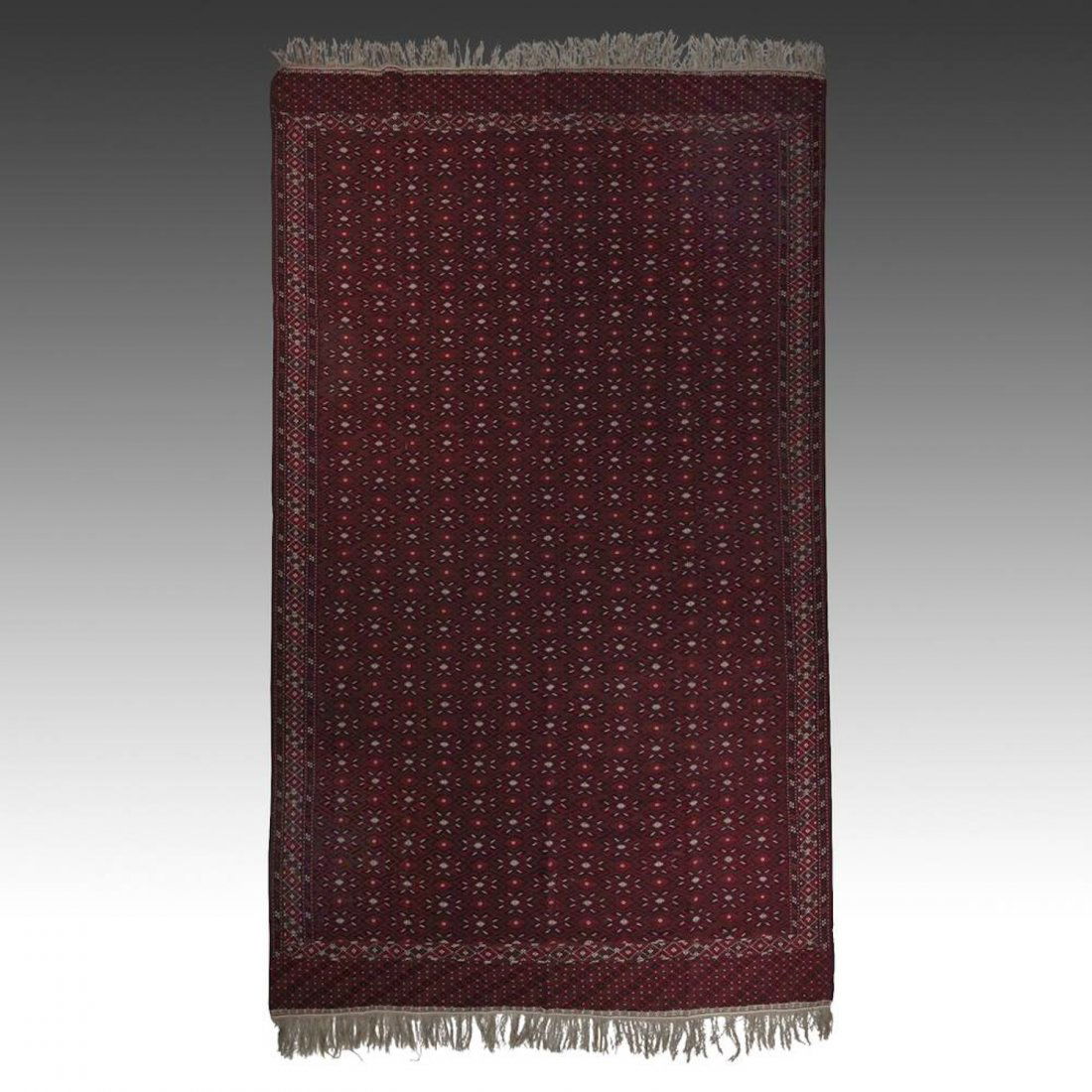 Turkmen Soumak Rug, Yomud People: 164" x 96" (1 of 3)