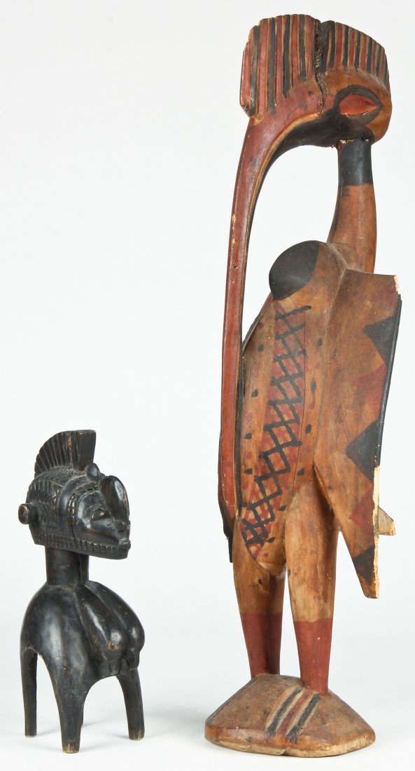 2 African Carved Wood Artifacts (1 of 3)