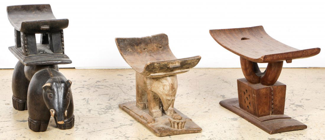 3 Ashanti Stools (1 of 4)