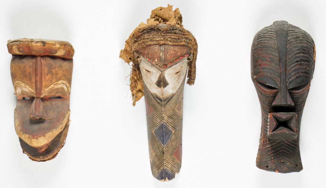 3 African Masks (1 of 5)