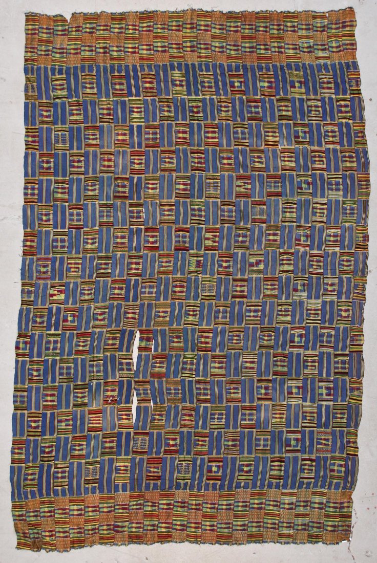 Semi-Antique African Kente Cloth (1 of 3)