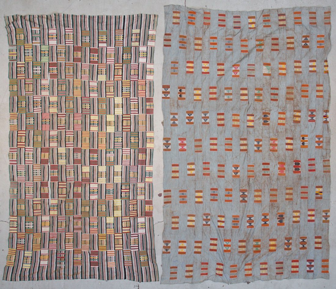 2 Semi-Antique African Ewe Cloths (1 of 6)