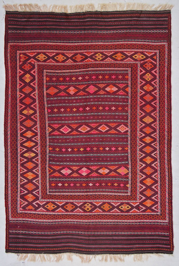 Vintage Central Asian Kilim: 5'11'' x 8'6'' (180 x 259 (1 of 5)