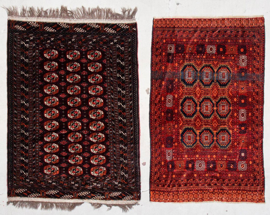 2 Semi-Antique Turkmen Rugs (1 of 5)