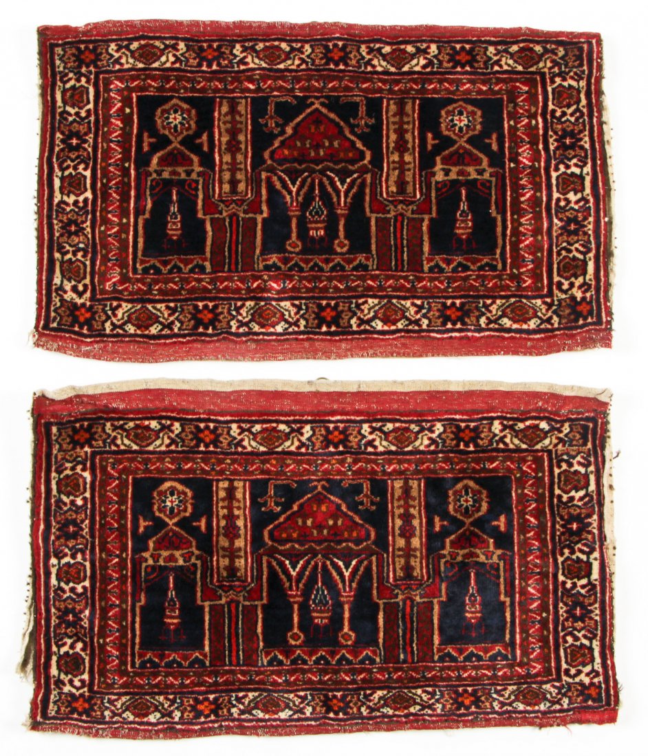 Pair of Semi-Antique Afghan Rugs (1 of 5)