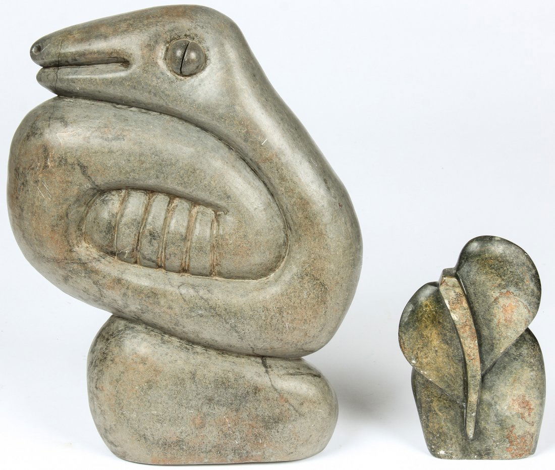 2 African Figural Shona Stones (1 of 4)