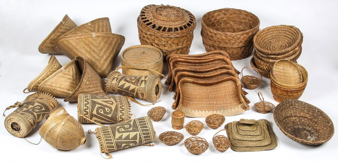 Collection of Various Ethnographic Baskets (1 of 4)