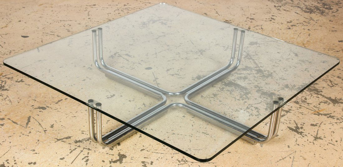 Gianfranco Frattini for Cassina Coffee Table: Gianfranco Frattini for Cassina Coffee Table. Tavolino 784. Size: 12'' x 51'' x 51'' (30 x 130 x 130 cm).