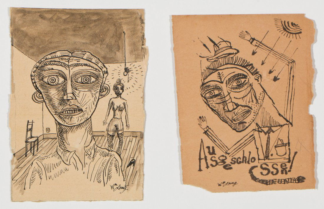 W. Lang (American, 20th c.) Two Works (1 of 7)