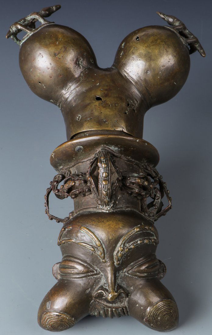 Bamileke Bronze Pipe Bowl (1 of 3)