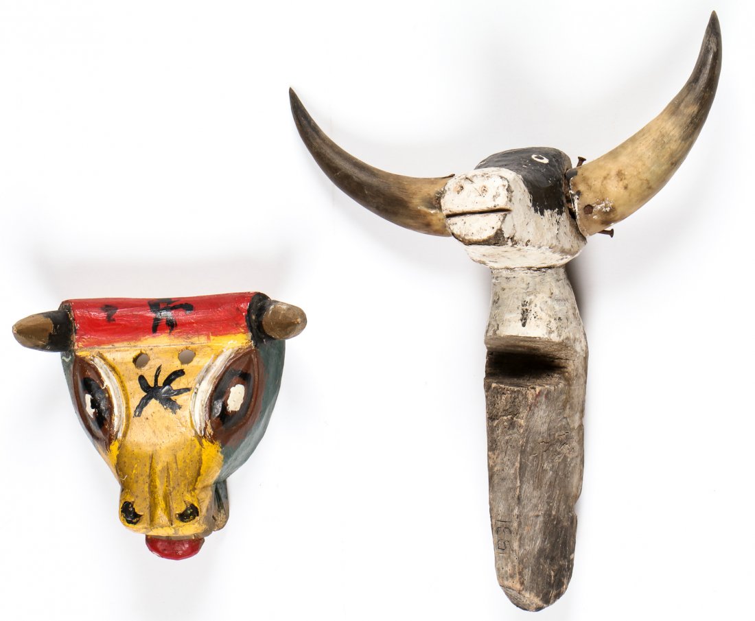 2 Vintage Mexican Bulls (1 of 4)