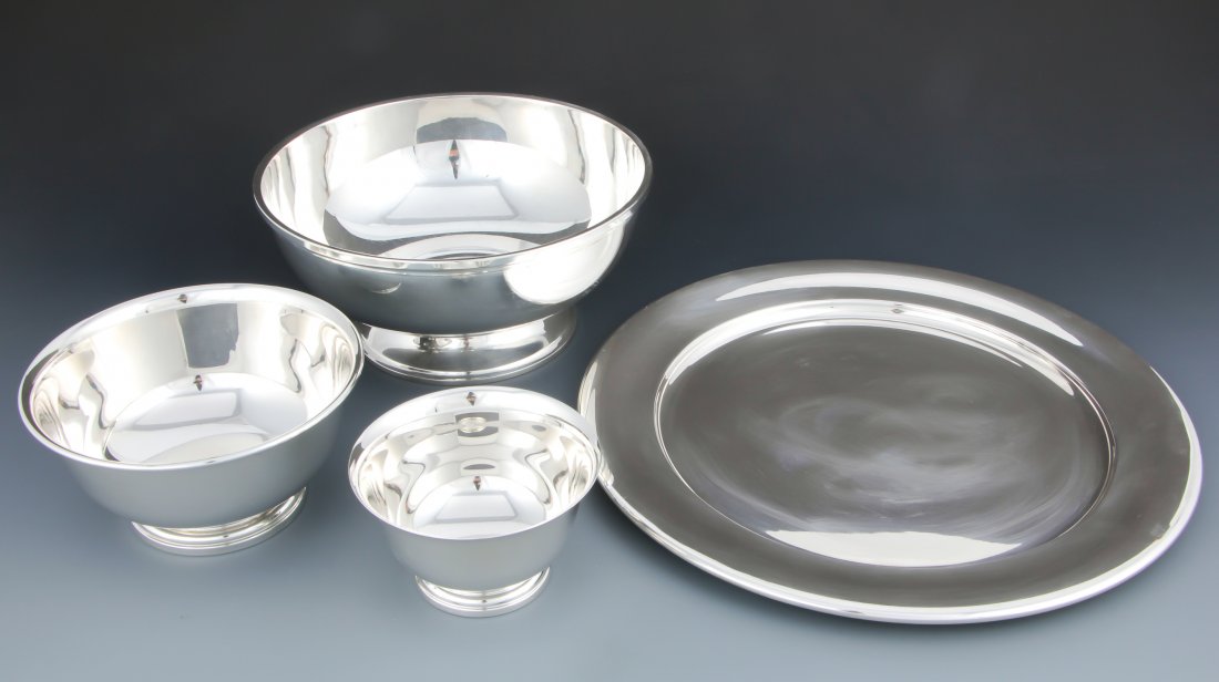 4 American Sterling Silver Table Wares (1 of 5)