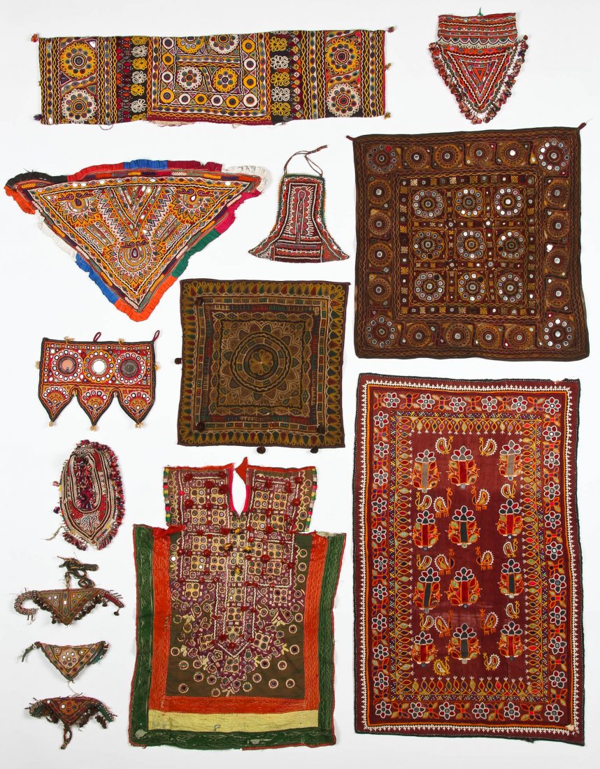 Group of 13 Indian Textiles (1 of 6)