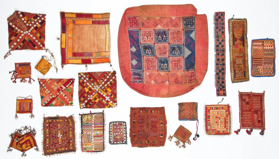 20 Indian Tribal Textiles, Early 20th C (1 of 7)