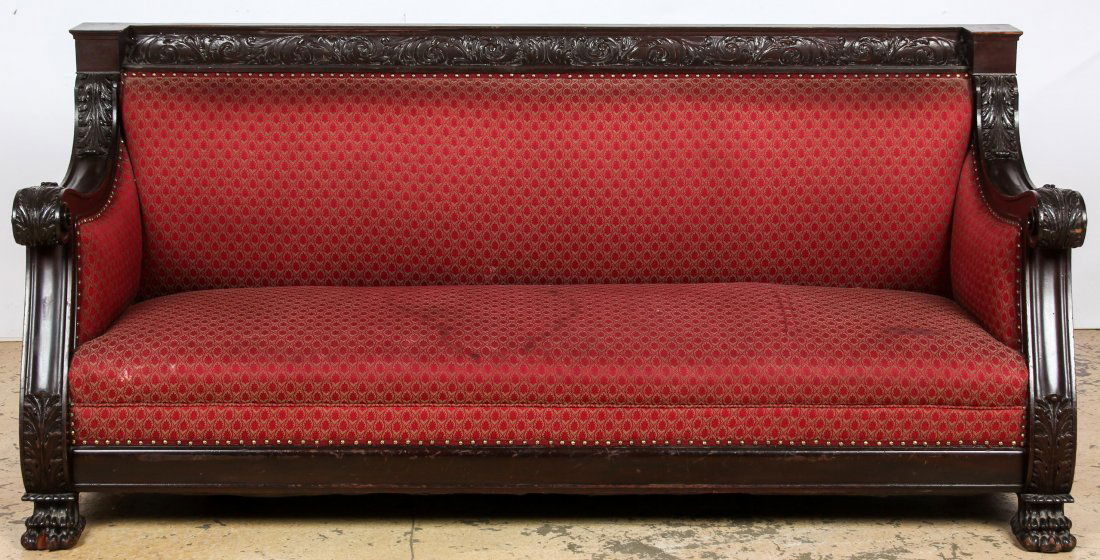 19th C Renaissance Revival Sofa (1 of 6)