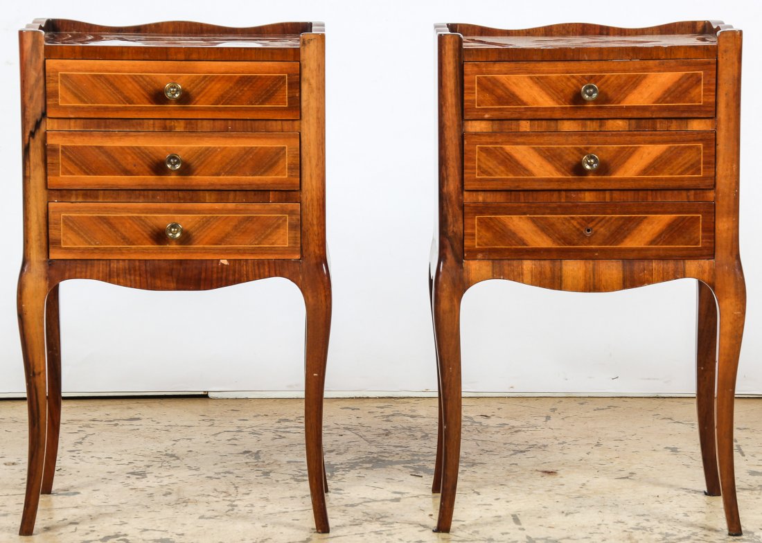 Pair Continental Bed Stands (1 of 5)