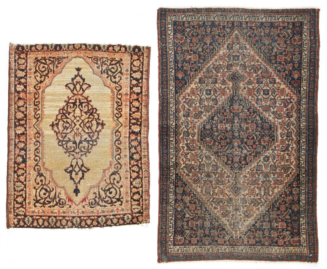 2 Small Antique Lavar and Senneh Rugs (1 of 6)