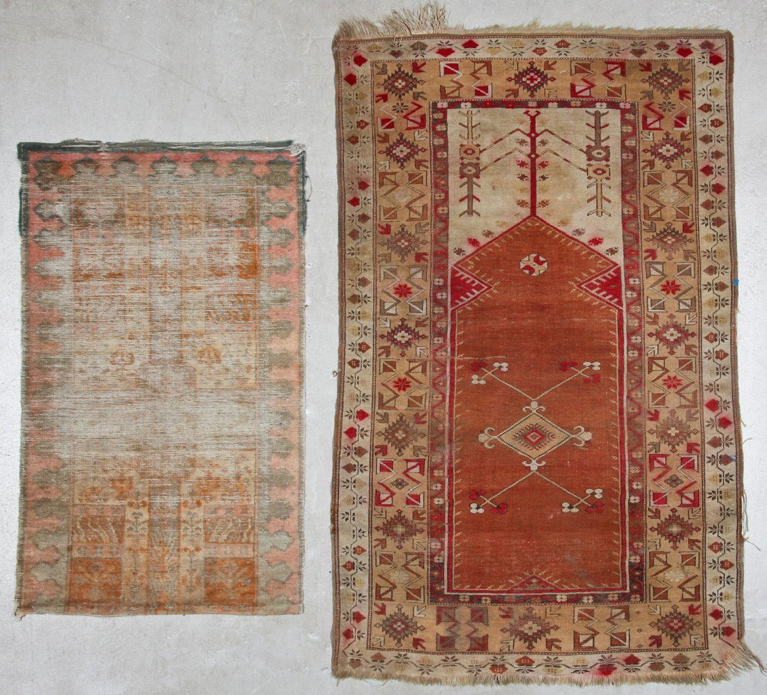 Antique Oushak and Semi-Antique Milas Rugs (2) (1 of 9)