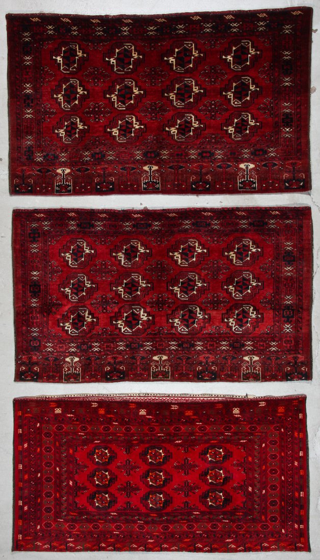 3 Semi-Antique Turkmen Juvals (1 of 8)