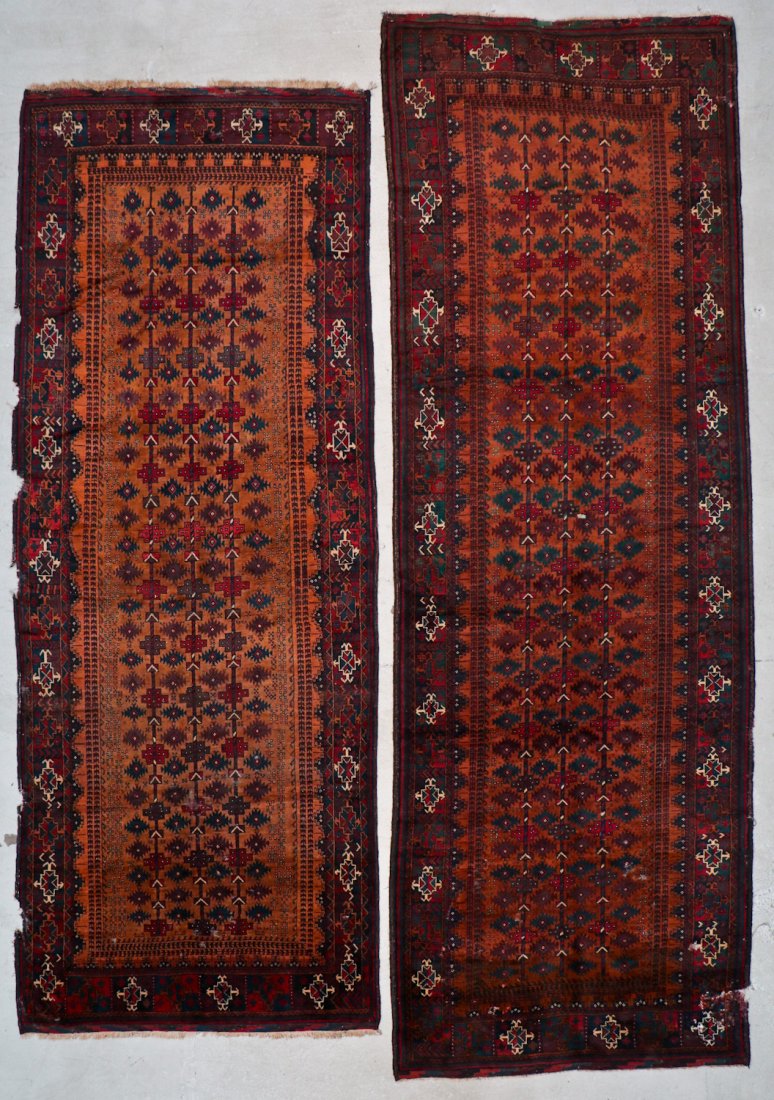 2 Antique Afghan Beluch Rugs (1 of 8)