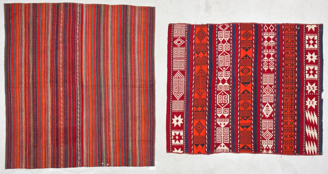 2 Semi-Antique Central Asian Kilims (1 of 7)