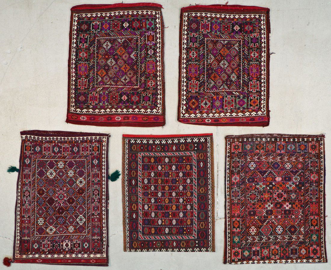 5 Semi-Antique & Vintage Persian Sumak Rugs (1 of 7)