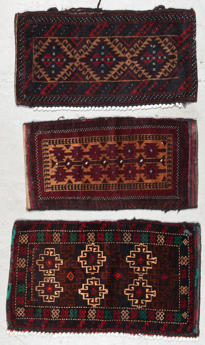 3 Old Afghan Small Rugs (1 of 7)