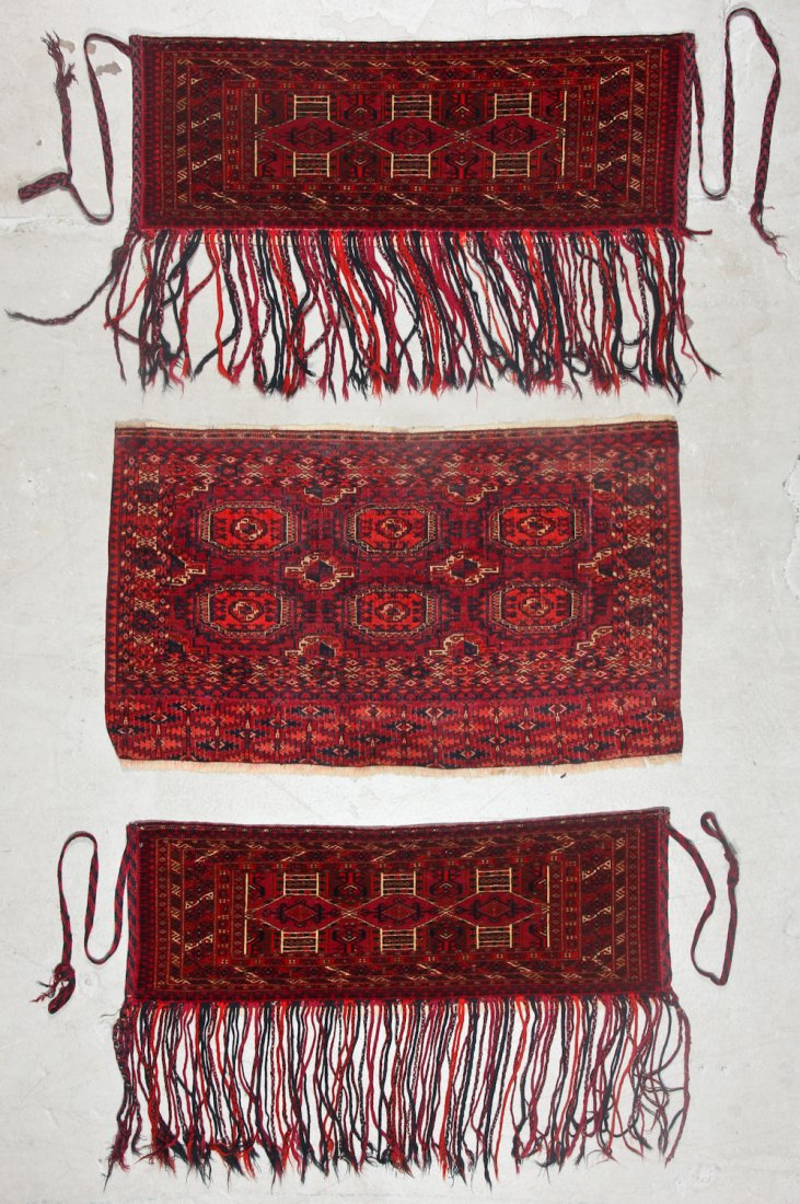 3 Antique Turkmen Trappings (1 of 6)