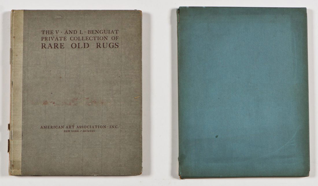 2 Rug Books: 2 Rug Books. Benguiat Collection and Ardebil Garden Rug. Estate of Edward Soleimani, Englewood, NJ.