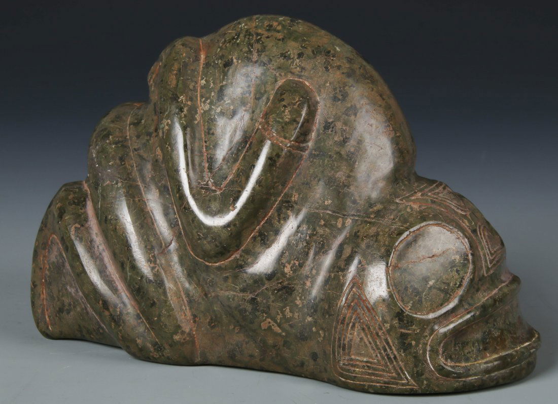 Large Taino Serpentine Frog-Man Form (1000-1500 CE) (1 of 3)