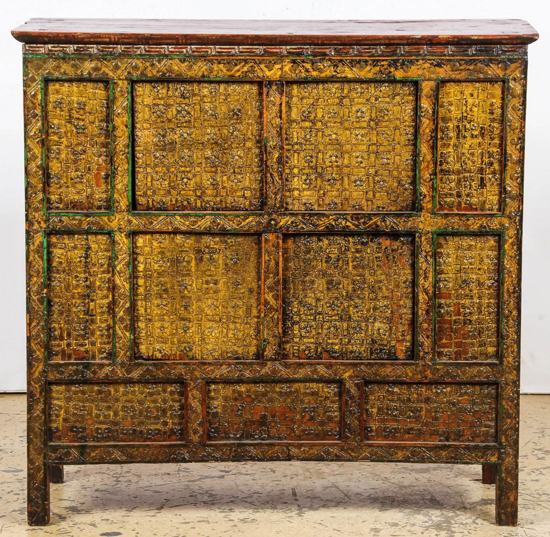 Antique Tibetan Monastery Cabinet (1 of 5)