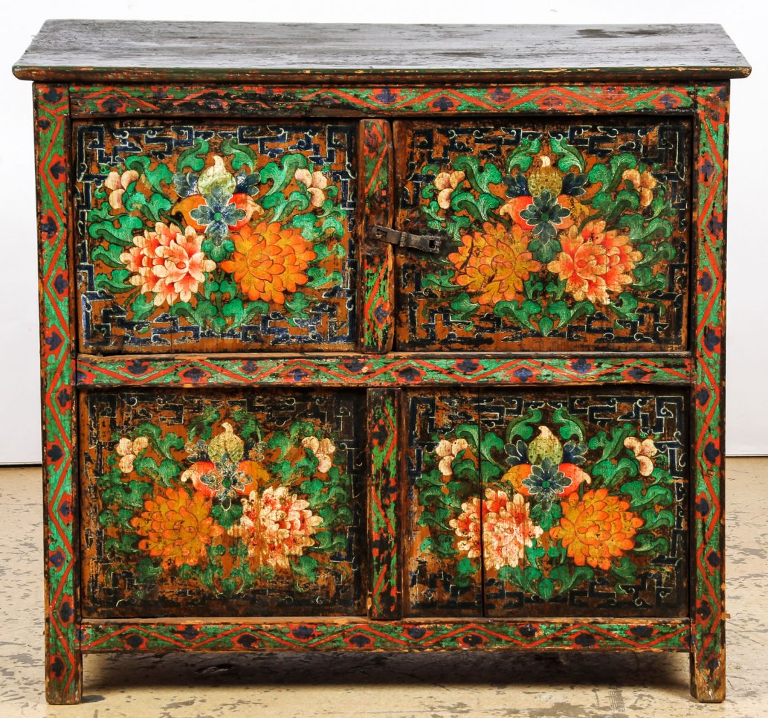Antique Tibetan Monastery Cabinet (1 of 7)