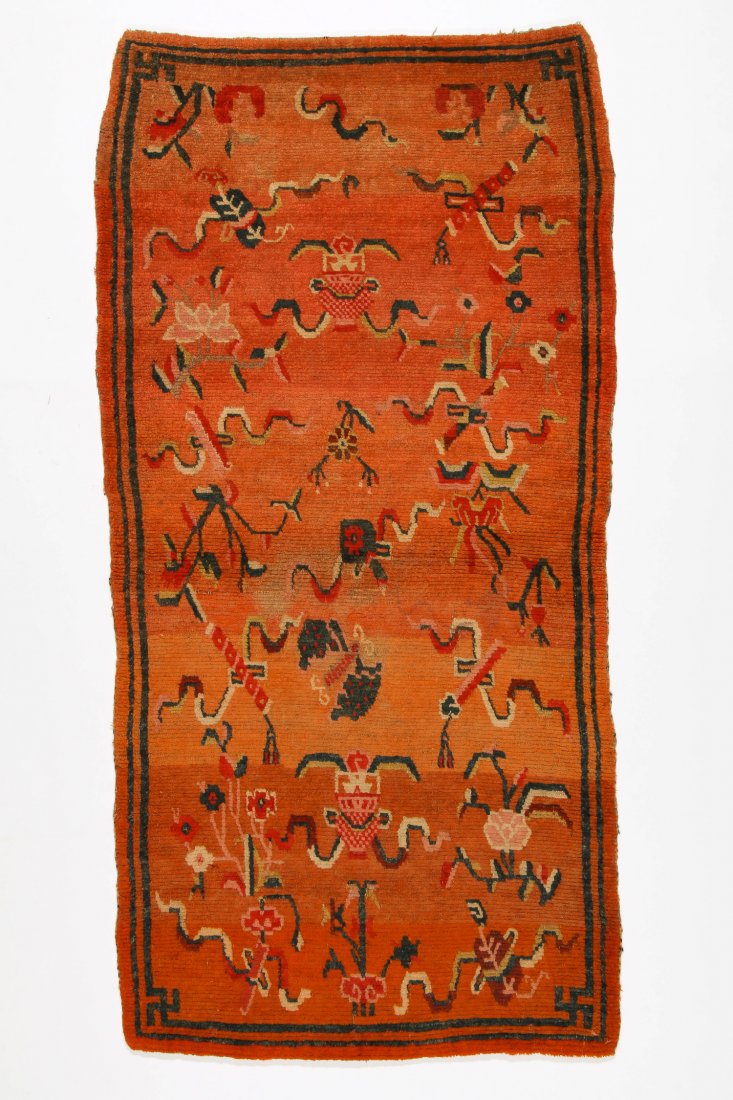 Antique Tibetan Rug: 2'8'' x 5'7'' (81 x 170 cm) (1 of 5)