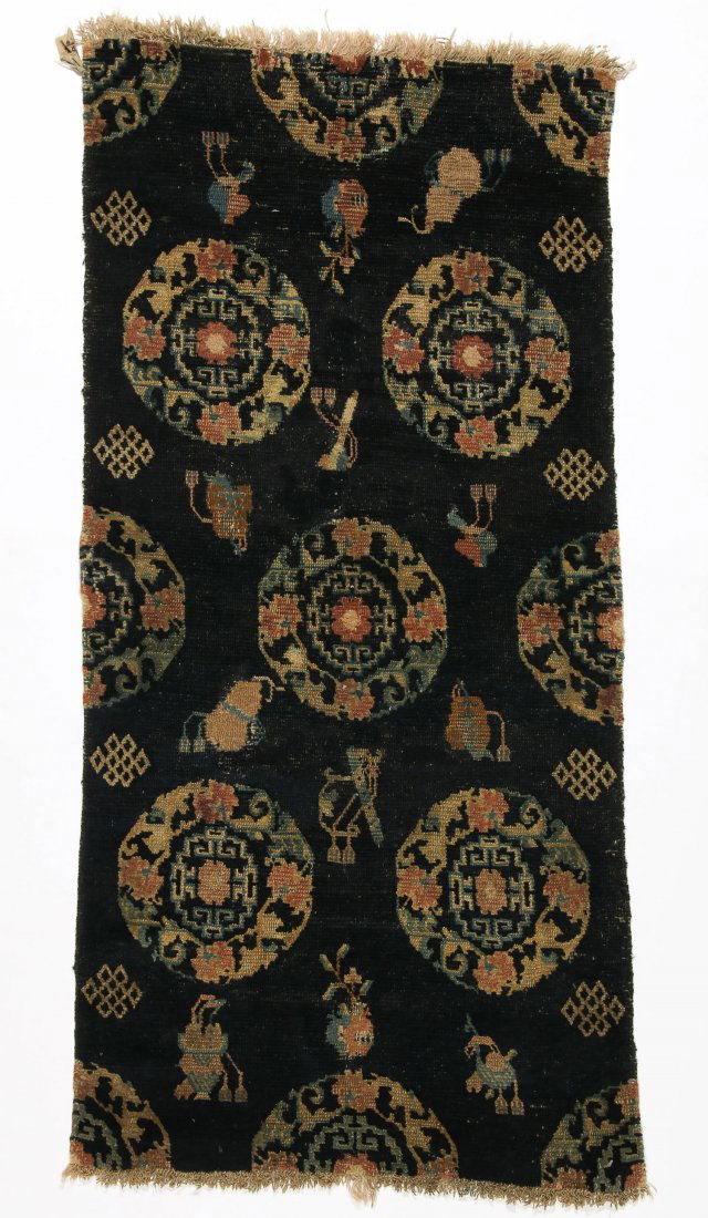 Antique Tibetan Rug: 2'4'' x 4'9'' (71 x 145 cm) (1 of 5)