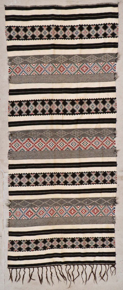 Antique Moroccan Flatweave: 10'11'' x 4'8'' (333 x 142 (1 of 4)