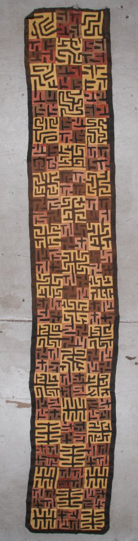 Old Kuba Raffia Textile, DRC (1 of 3)