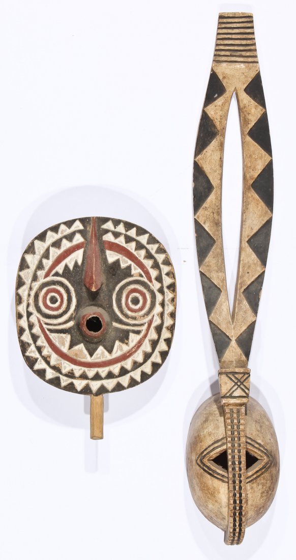 2 African Tribal Masks (1 of 4)